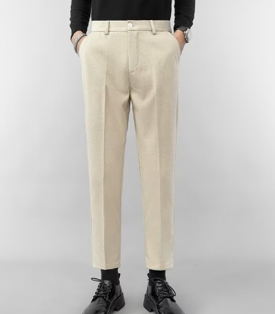 Ivyshape | Wool Trousers