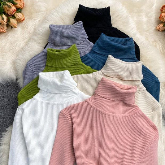 Ivyshape | Turtleneck Sweaters