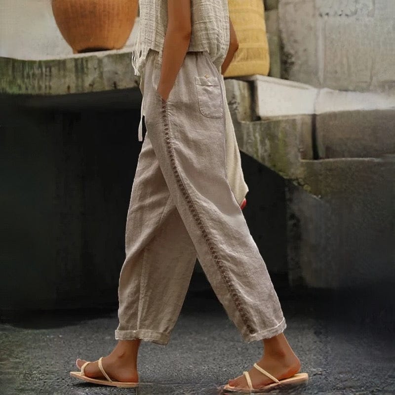 IvyShape | Comfortable Linen Pants for Women