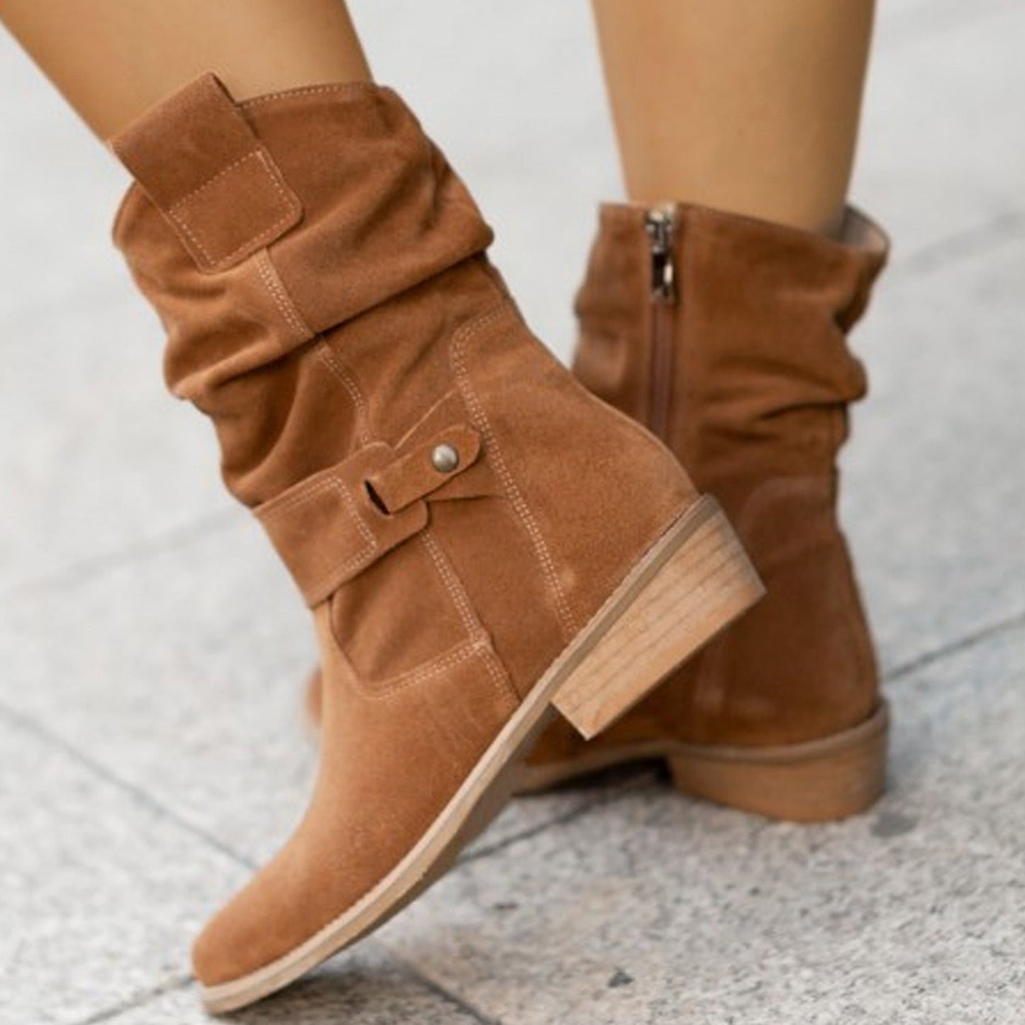 Ivyshape | Suede Winter Boots