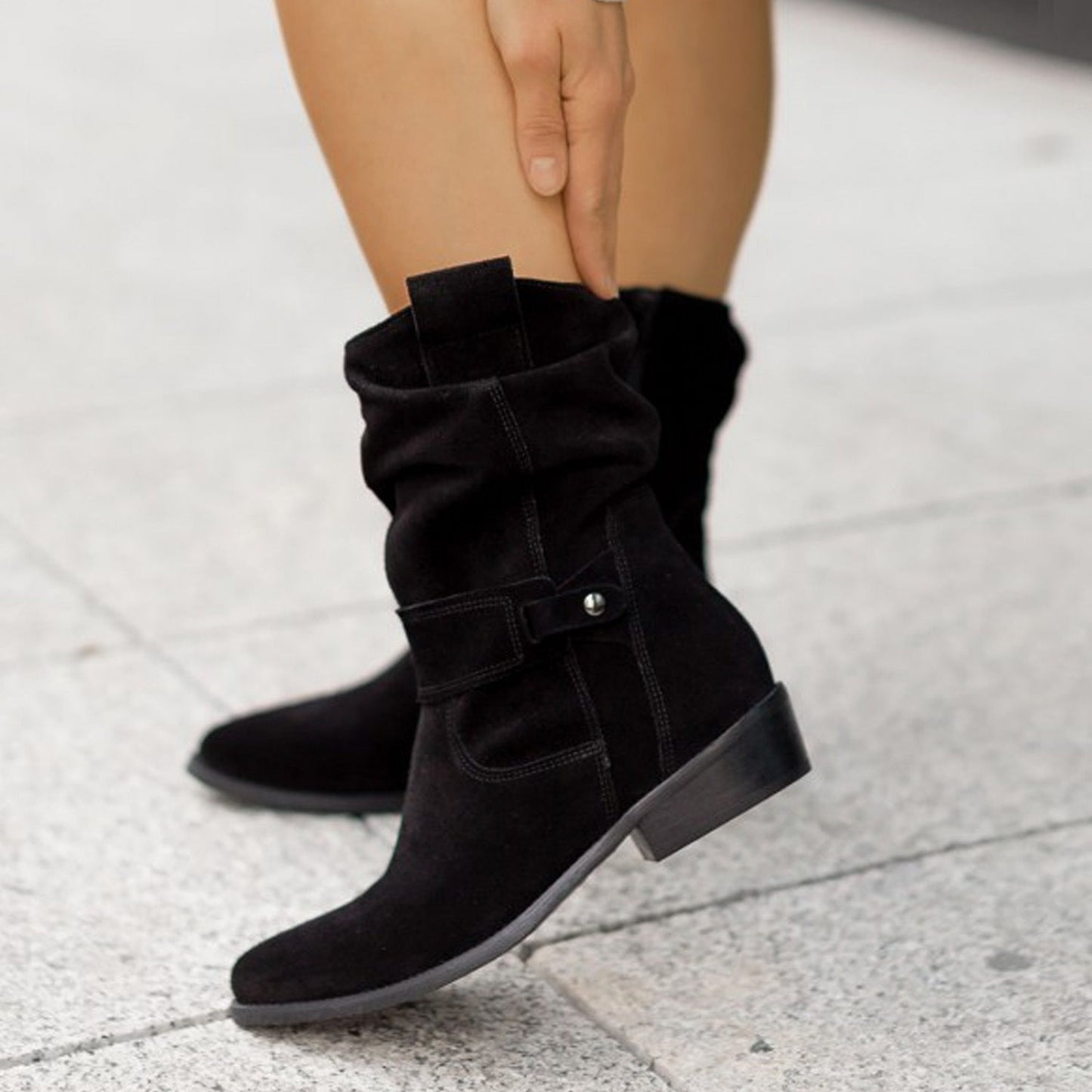 Ivyshape | Suede Winter Boots