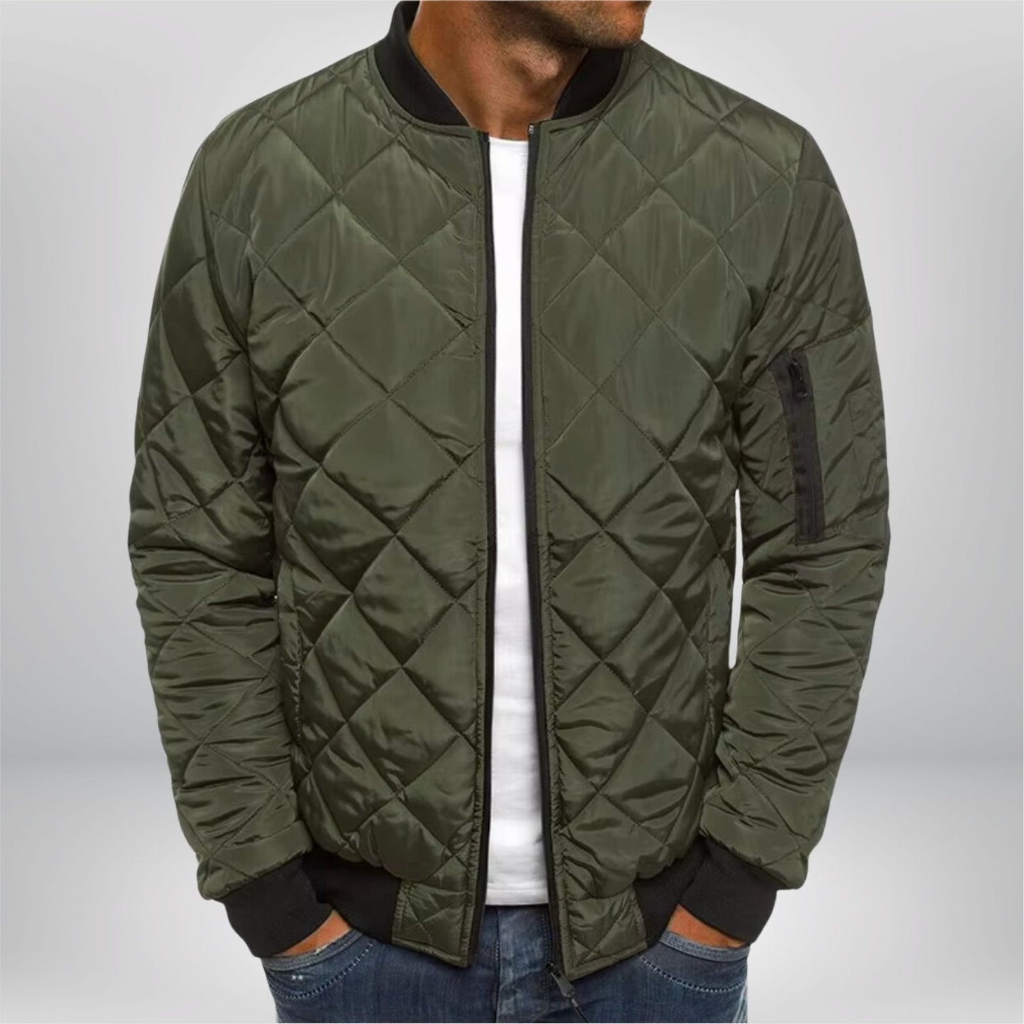 Ivyshape | Luxe Quilted Bomber