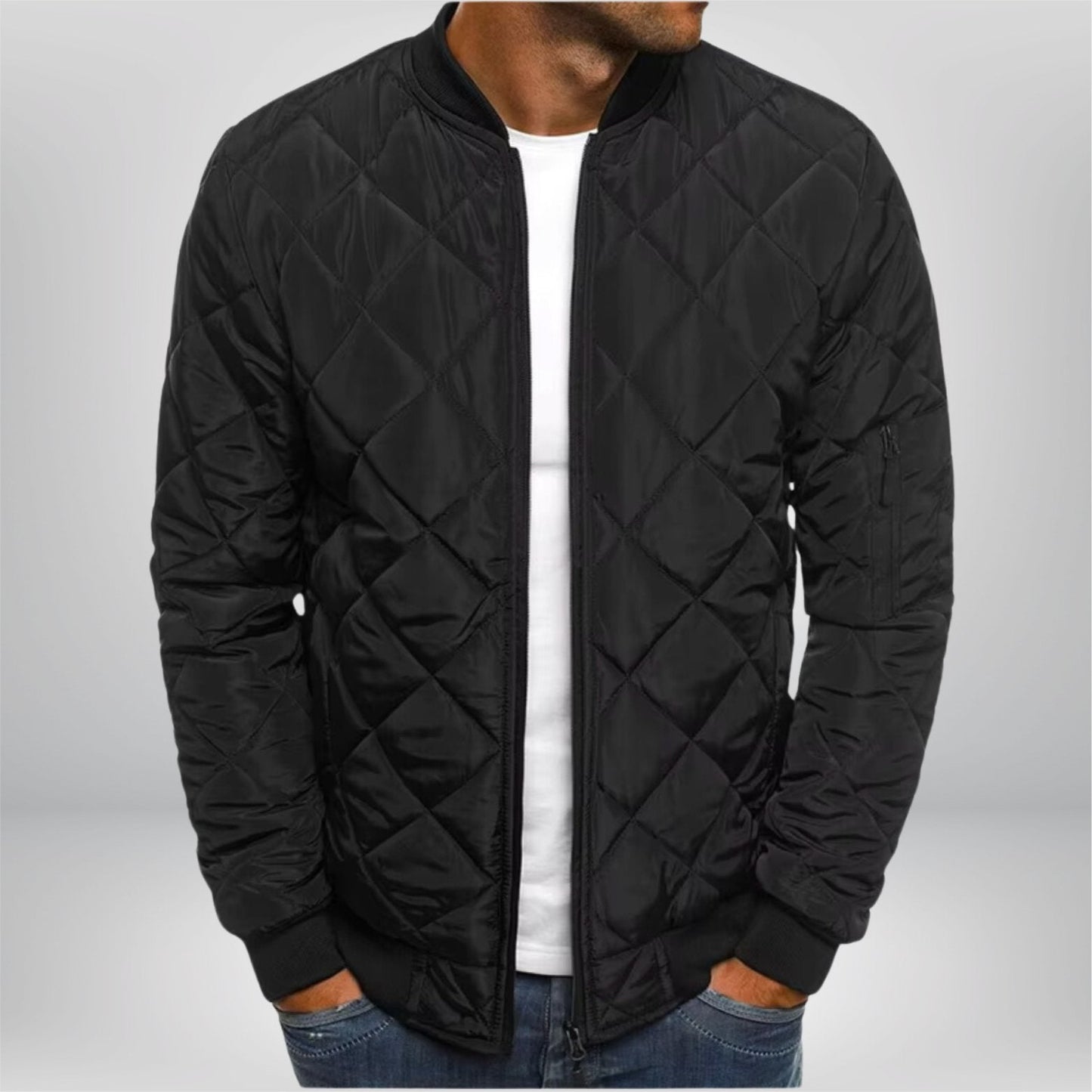 Ivyshape | Luxe Quilted Bomber