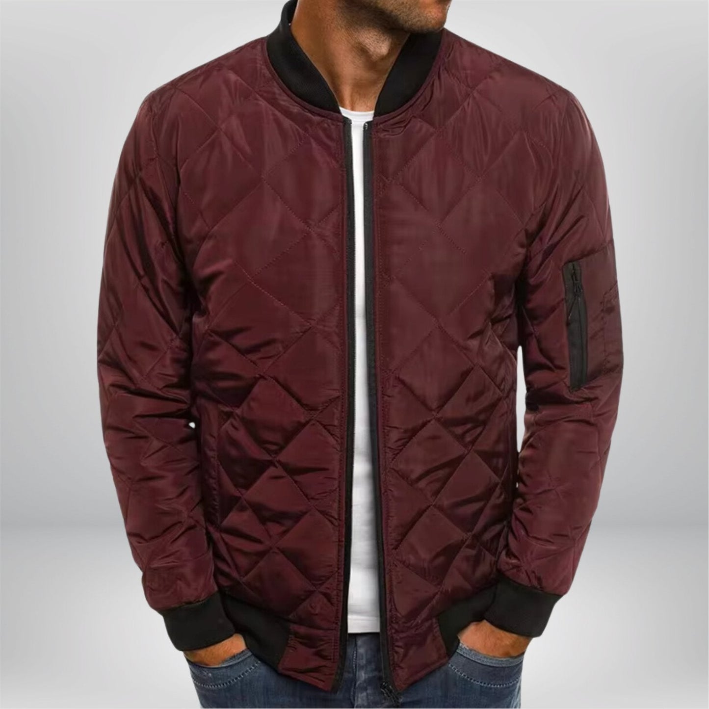 Ivyshape | Luxe Quilted Bomber