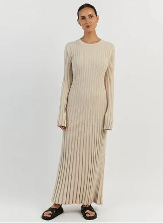 Ivyshape | Women's Long Sleeve Knit Dress