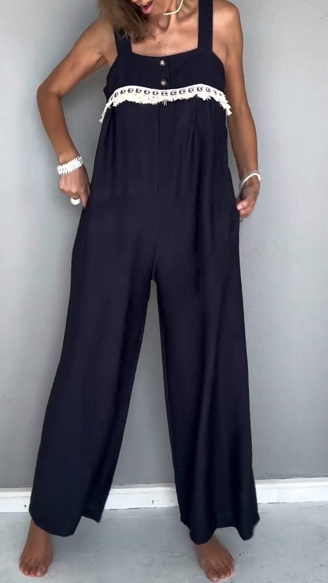 Women's Casual Sleeveless Overalls