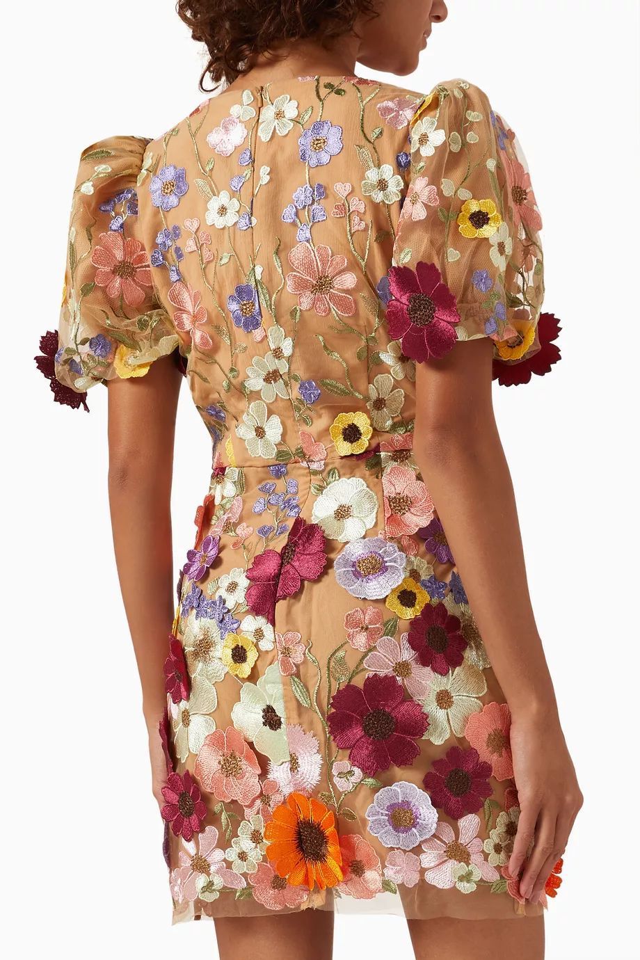 Ivyshape | Pastel Colored Flower Dress