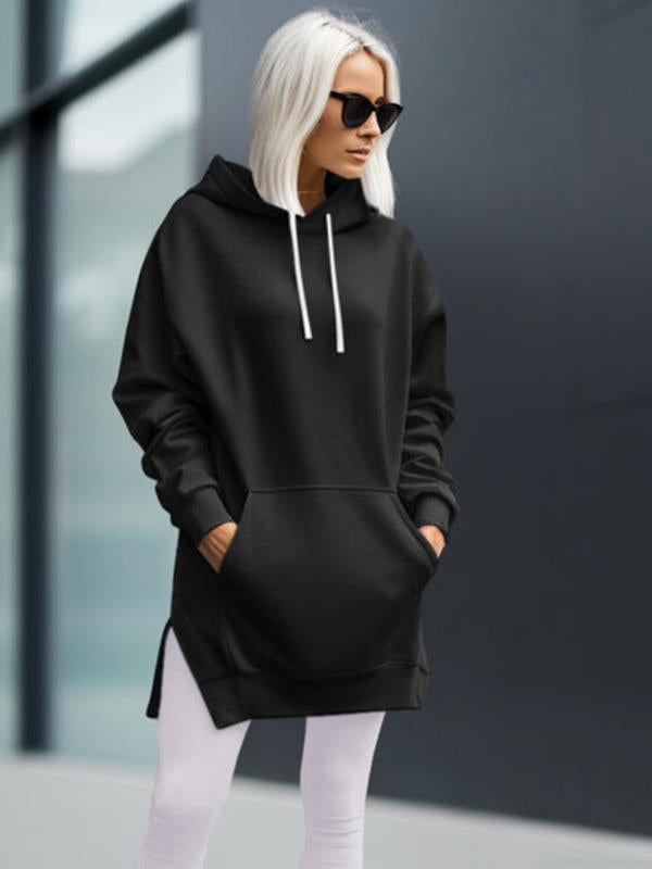 oversized hooded dress