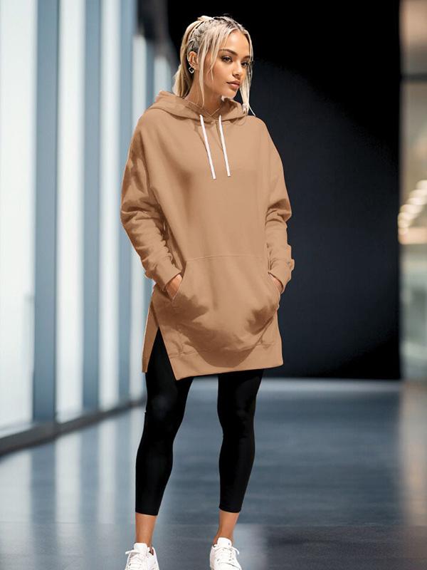 oversized hooded dress