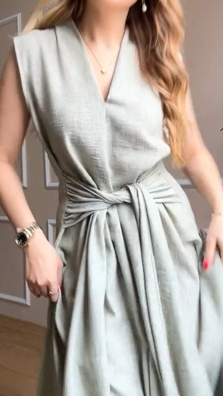 Strappy Waist Dress