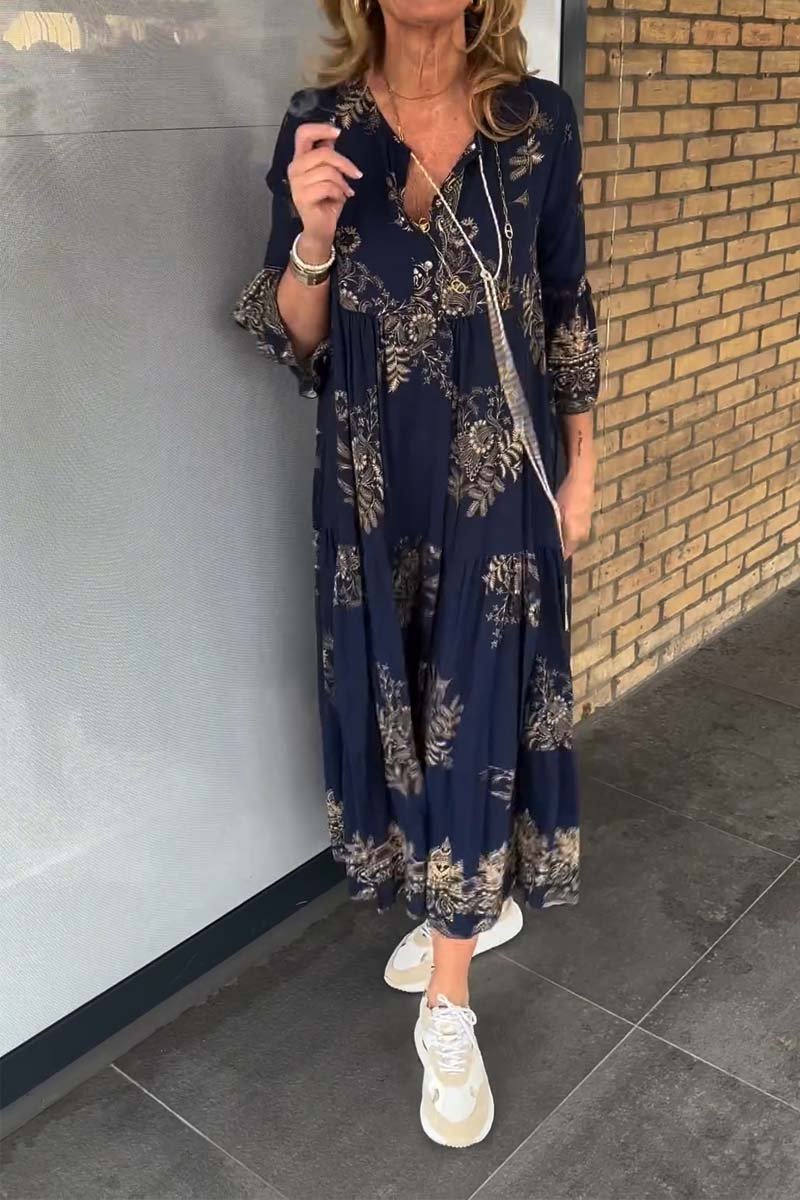 Women's casual ethnic long dress