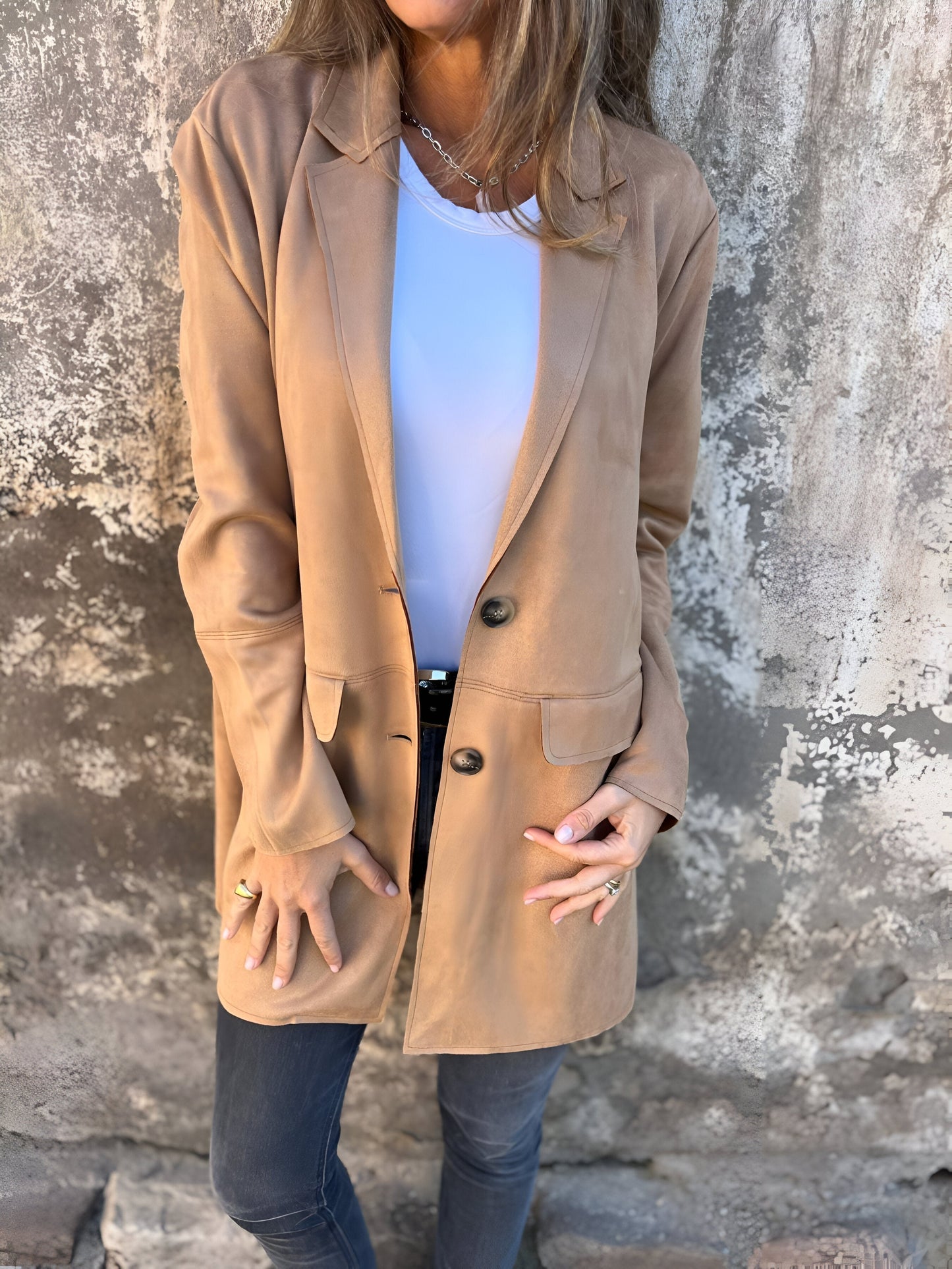 Ivyshape | Versatile Trendy Mid-Length Coat