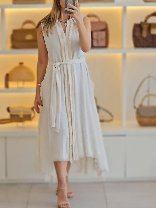 Casual Design V-neck Dress