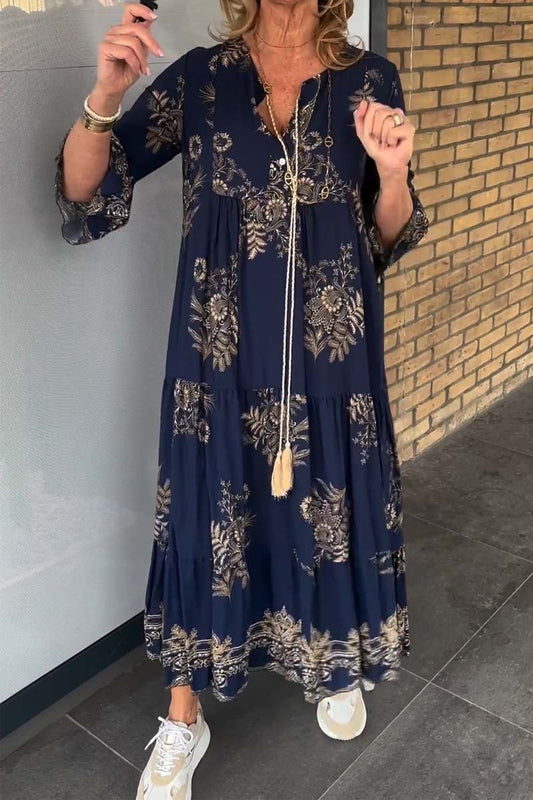 Women's casual ethnic long dress