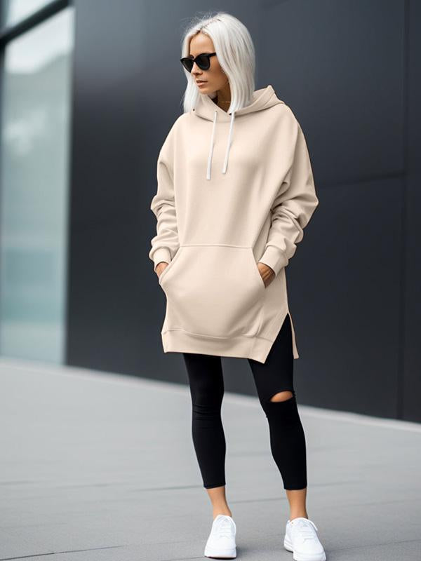oversized hooded dress