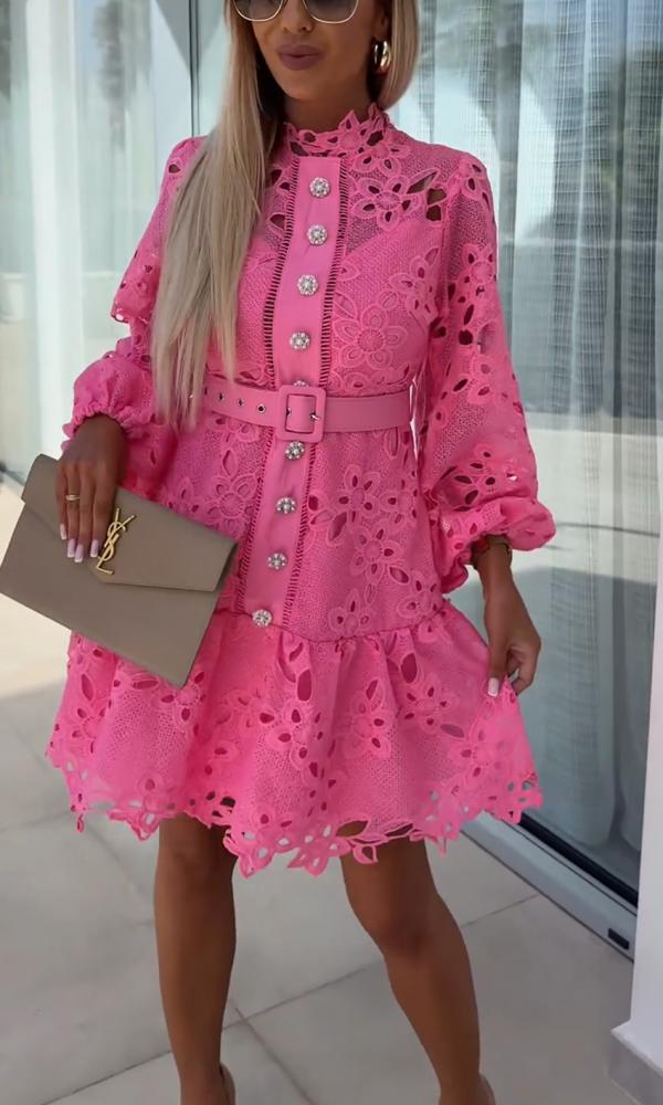 Women's elegant lace dress