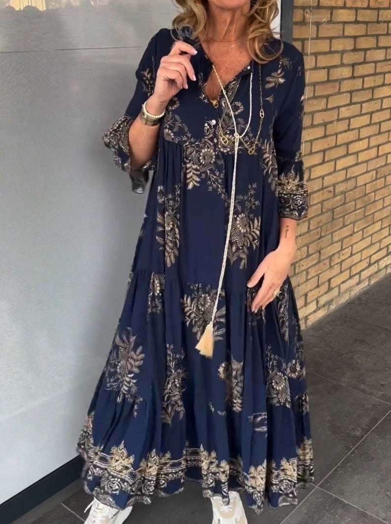 Women's casual ethnic long dress