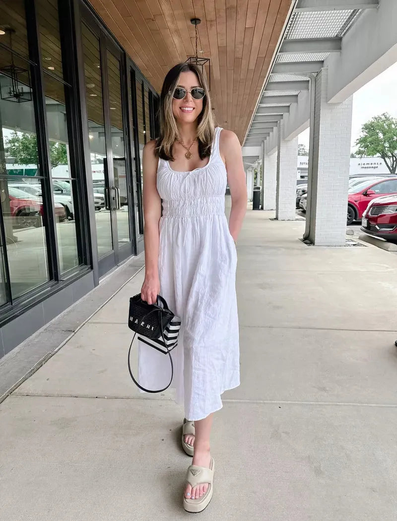 Summer Elegant Linen Dress | Ideal for Summer