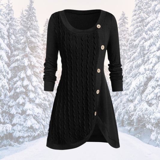 Ivyshape | Warm and Elegant Sweater Dress