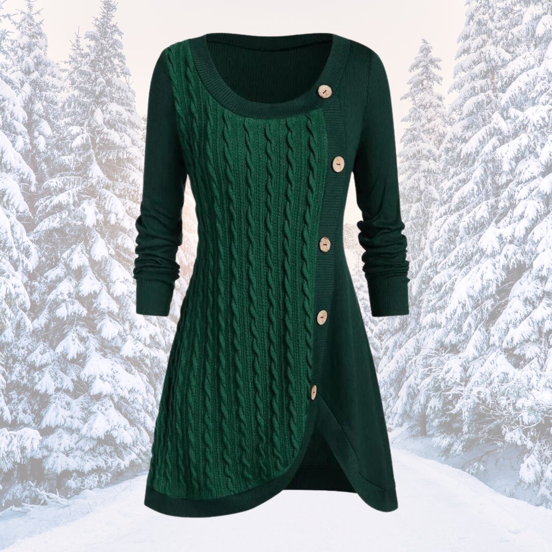 Ivyshape | Warm and Elegant Sweater Dress