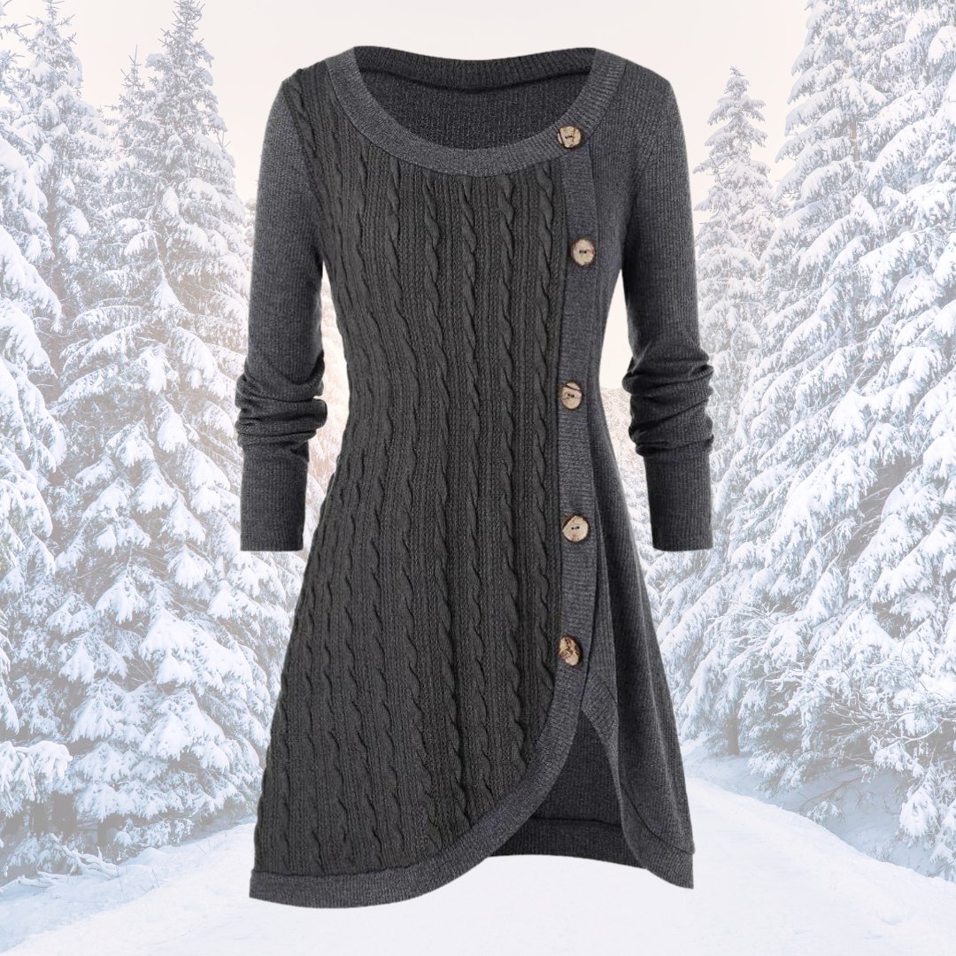 Ivyshape | Warm and Elegant Sweater Dress