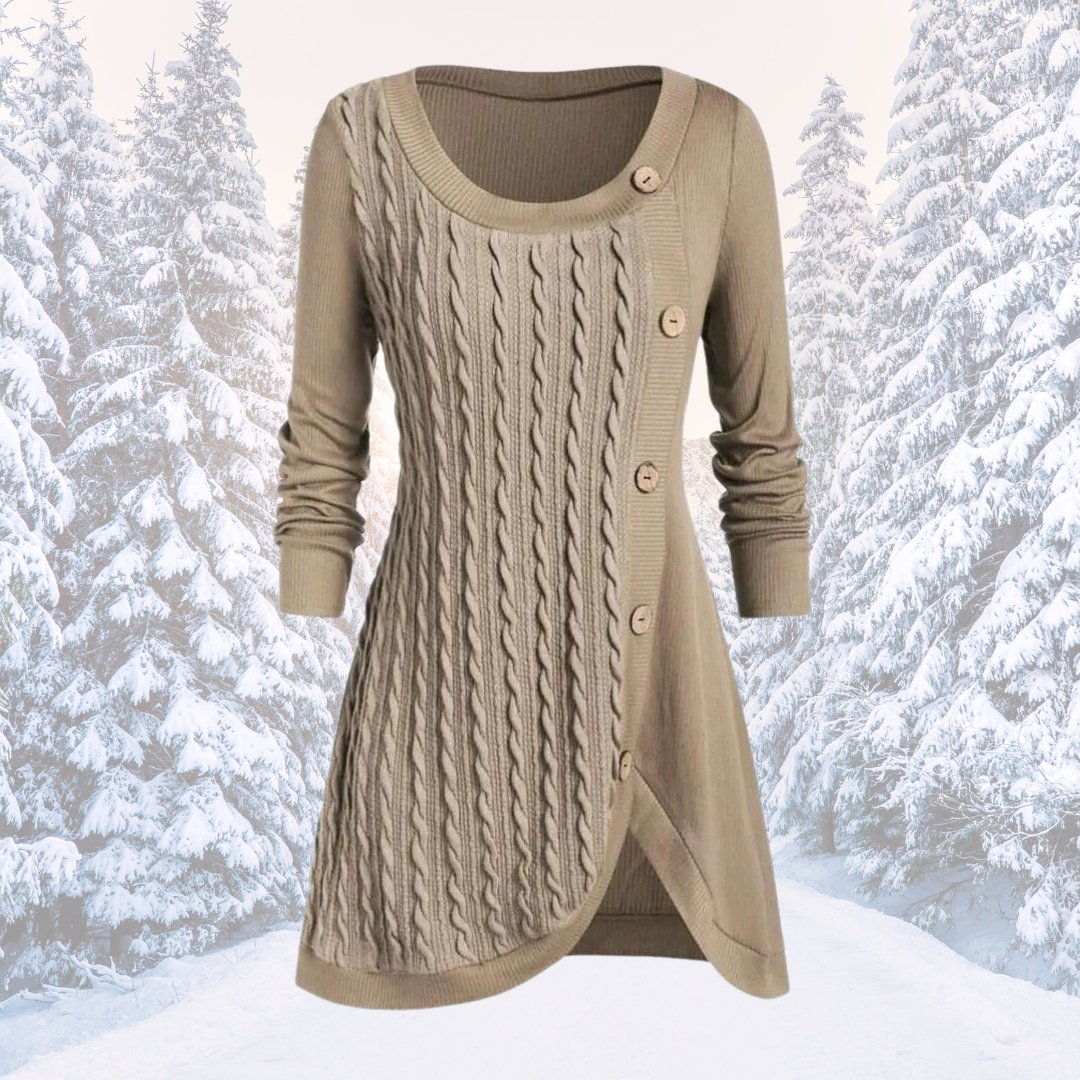 Ivyshape | Warm and Elegant Sweater Dress