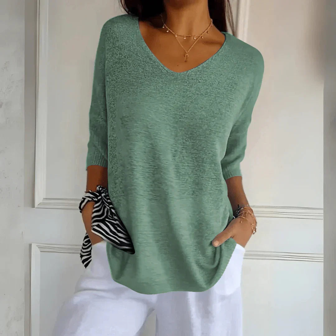 Ivyshape | Relaxed Elegant Top