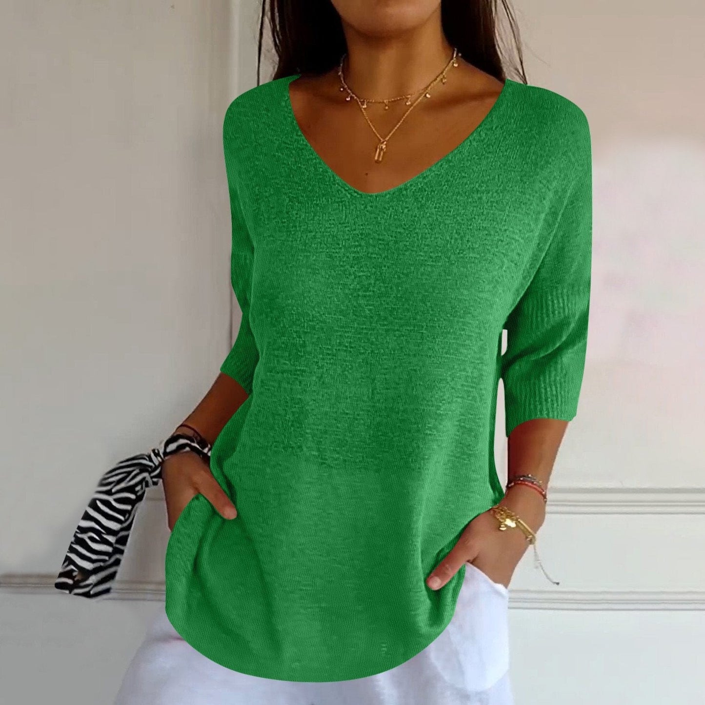 Ivyshape | Relaxed Elegant Top