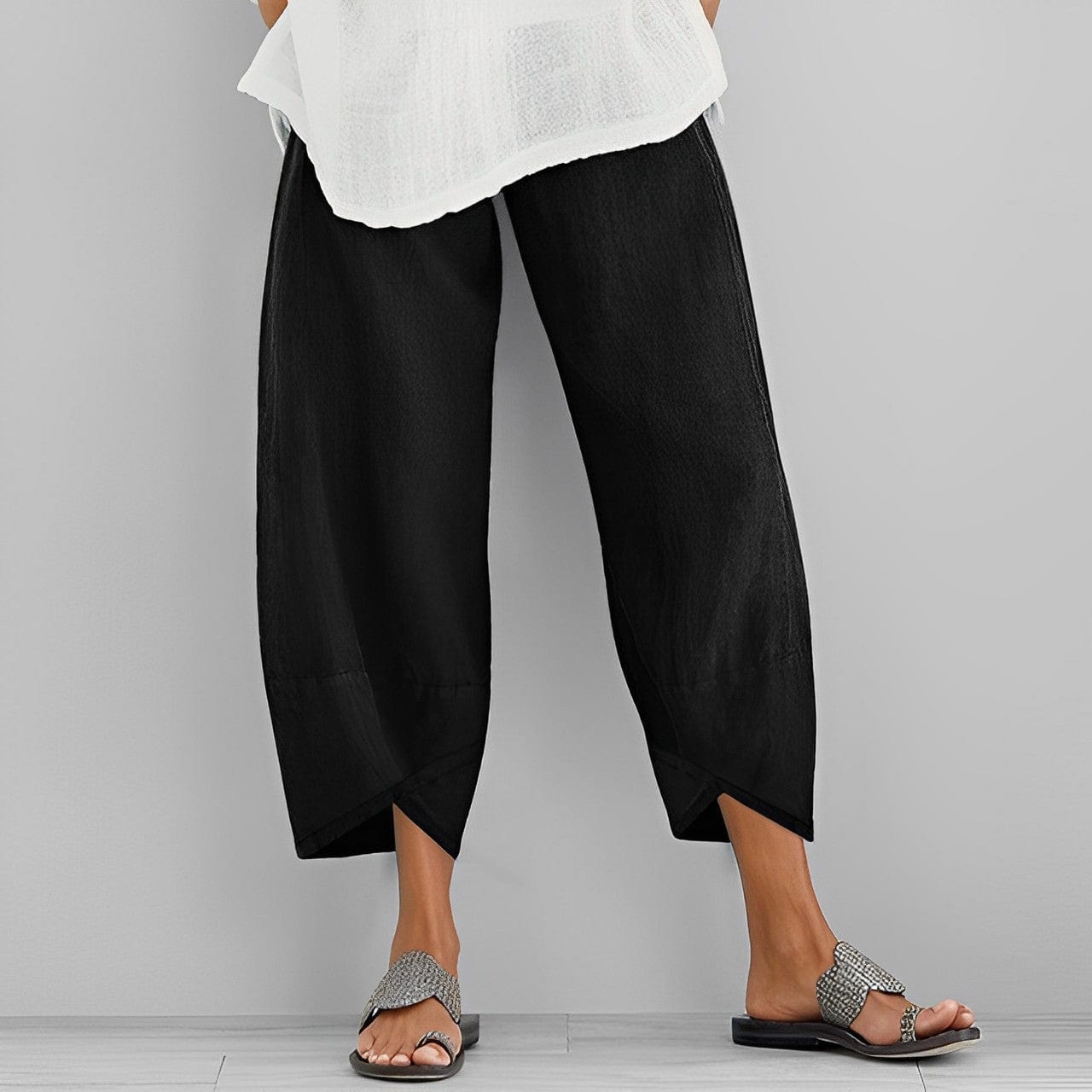 Ivyshape | Linen pants for women Judit