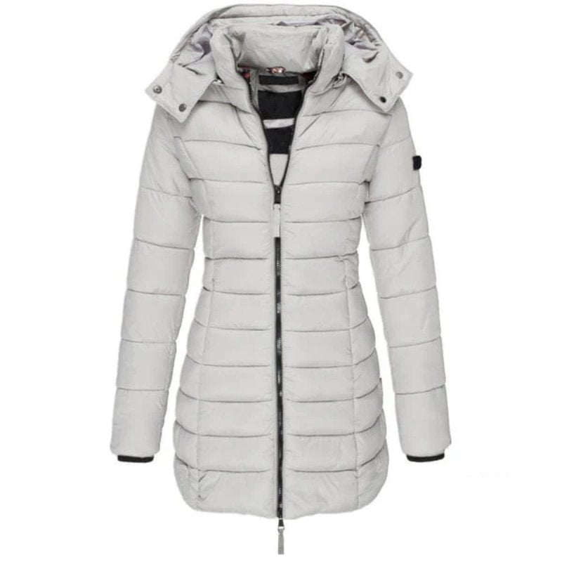 Ivyshape | Elegant Quilted Jacket for Women