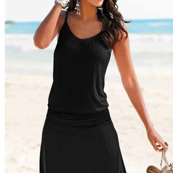 Sleeveless Summer Dress - Casual - Lightweight - Ideal for Summer