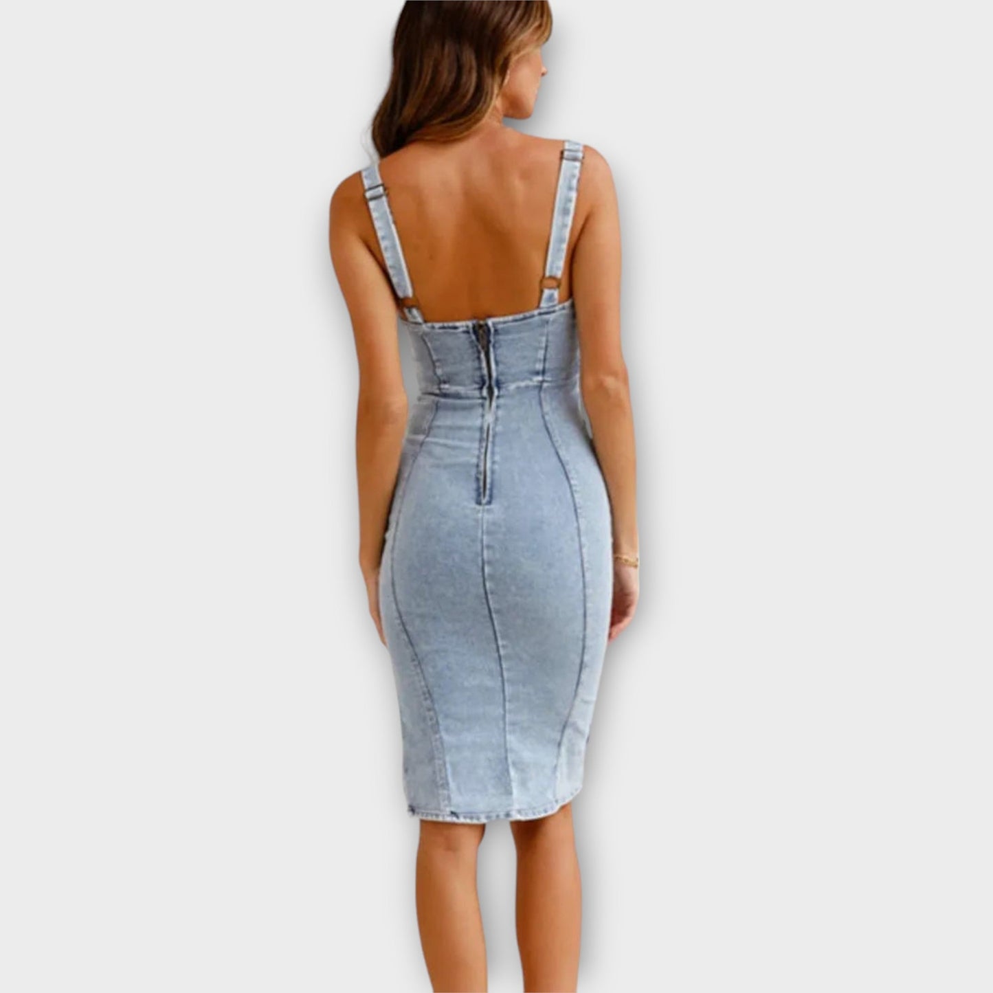 Ivyshape | Bodycon Denim Dress