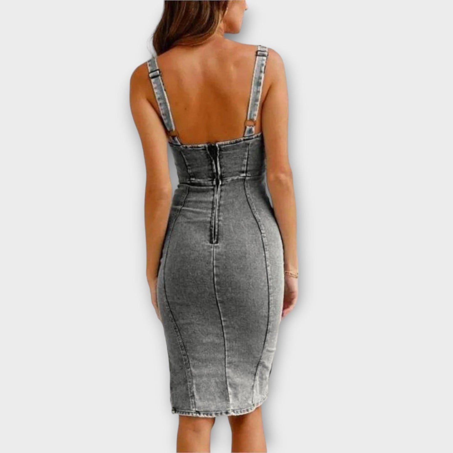 Ivyshape | Bodycon Denim Dress