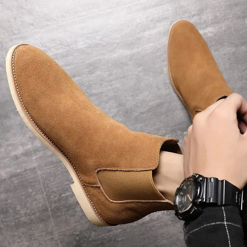 Ivyshape | Suede Chelsea Boots