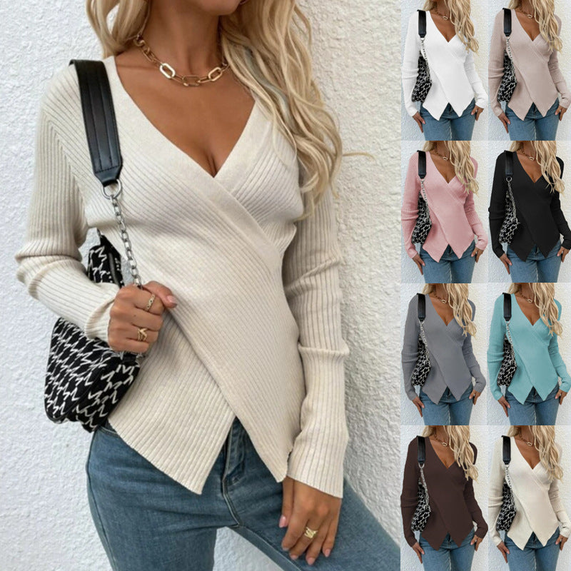 Ivyshape | Women's Casual Knitted Sweater Elegant Sweater