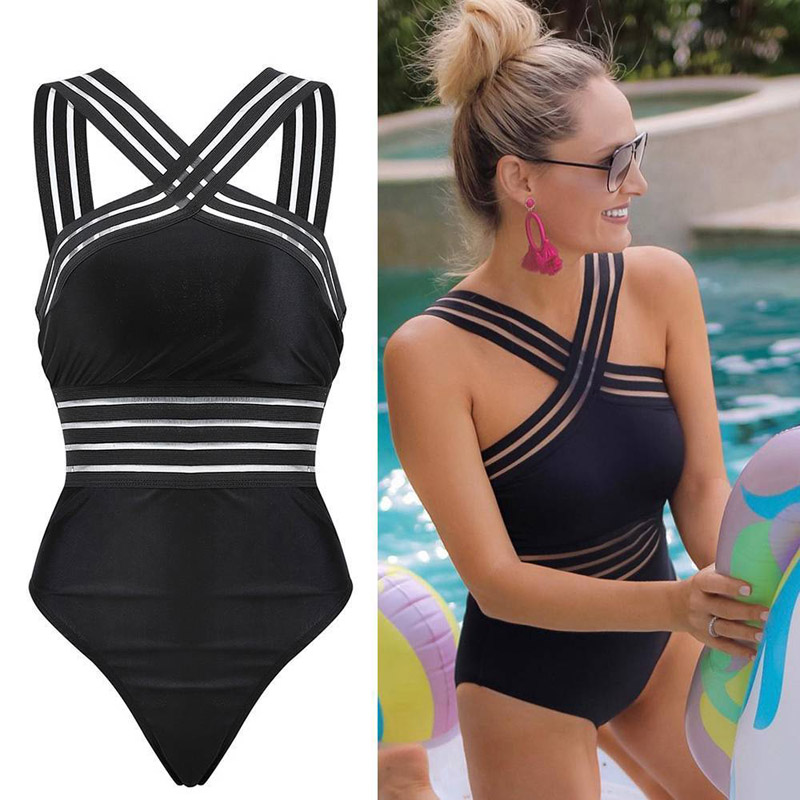 Ivyshape | Women's One-Piece Swimsuit Black