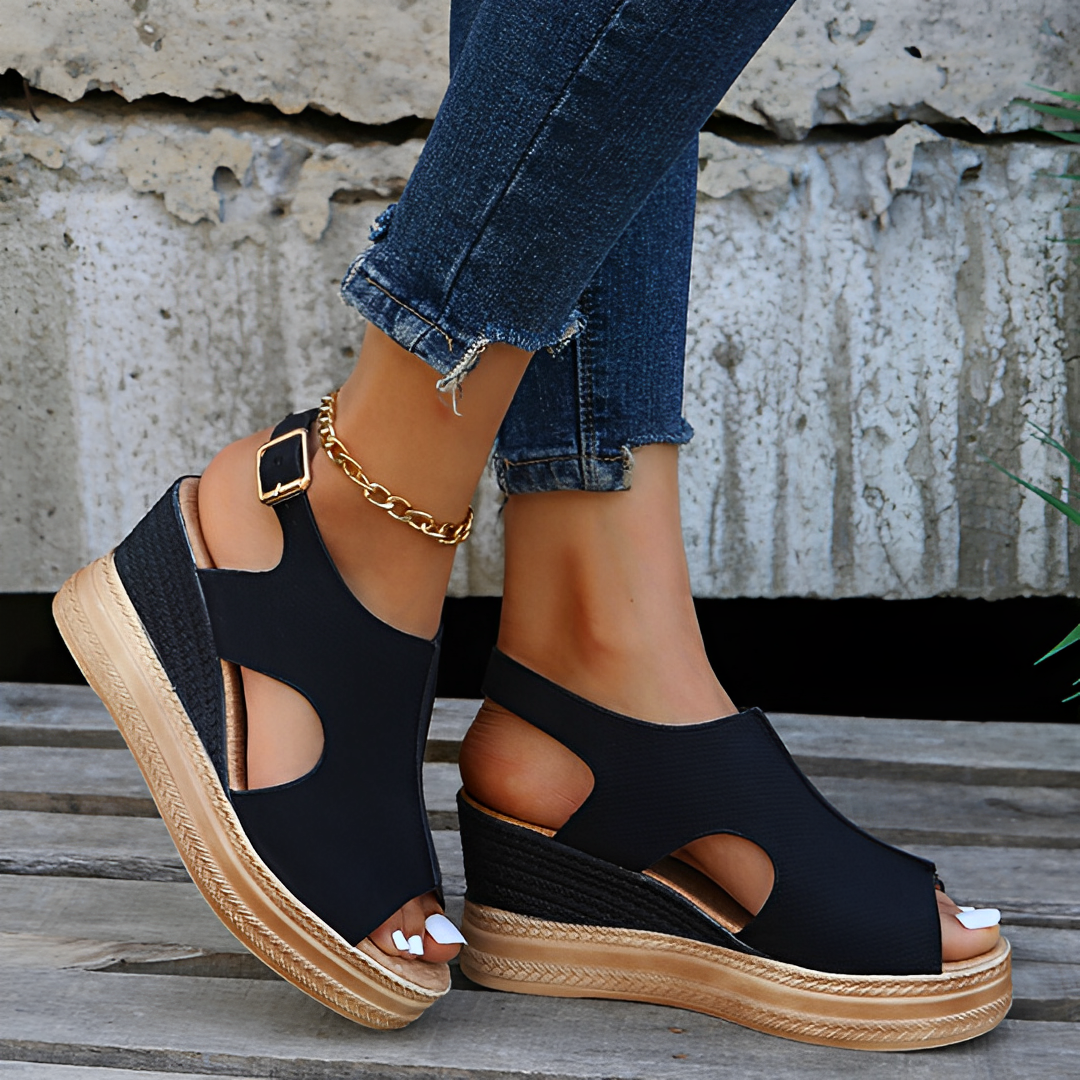 Ivyshape | Women's Stylish Platform Sandals Wedge