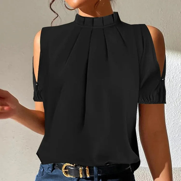 IvyShape | Casual Pleated Top