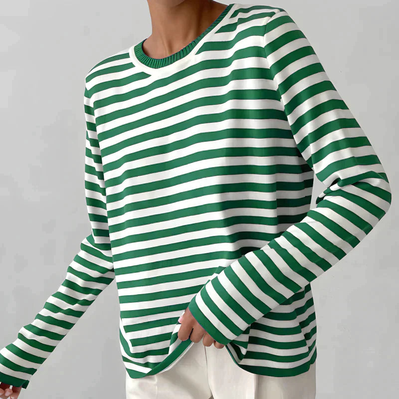 Ivyshape | Striped Casual Sweater for Women