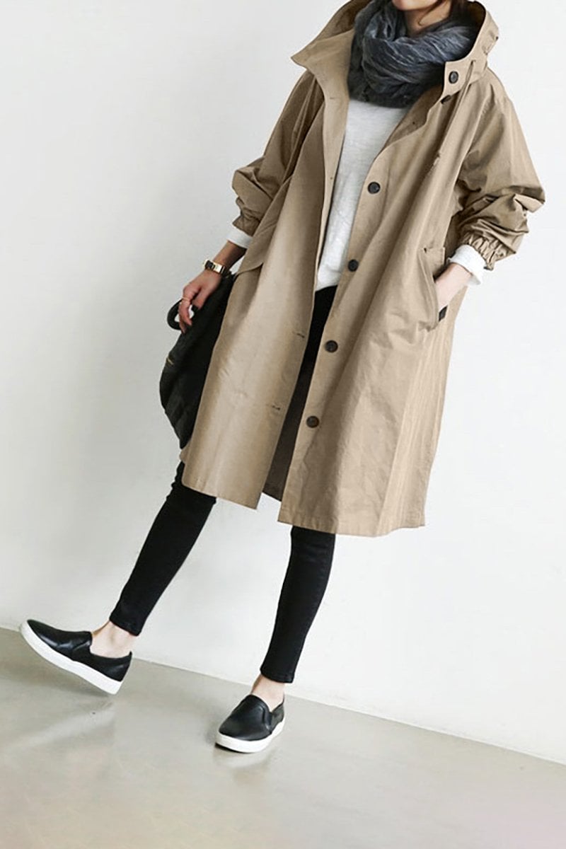 Ivyshape | Parka Trench Coat