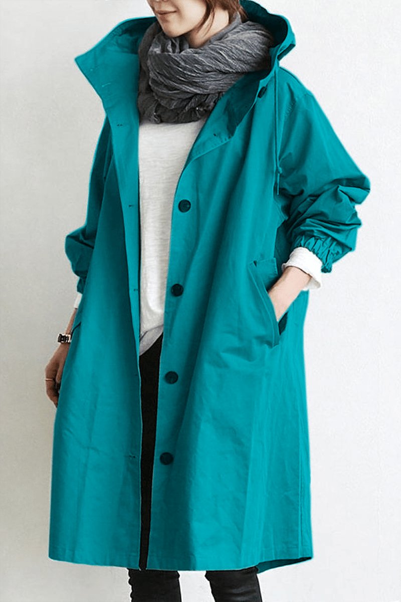 Ivyshape | Parka Trench Coat