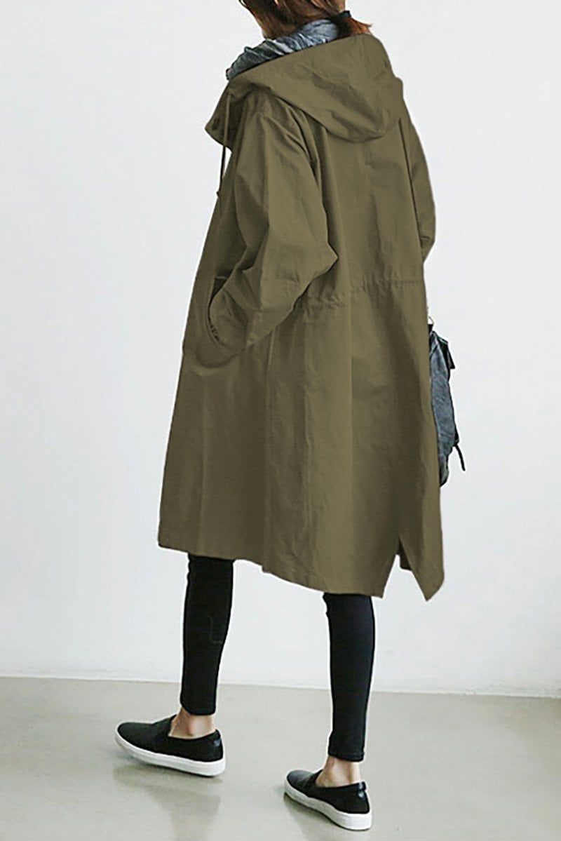 Ivyshape | Parka Trench Coat