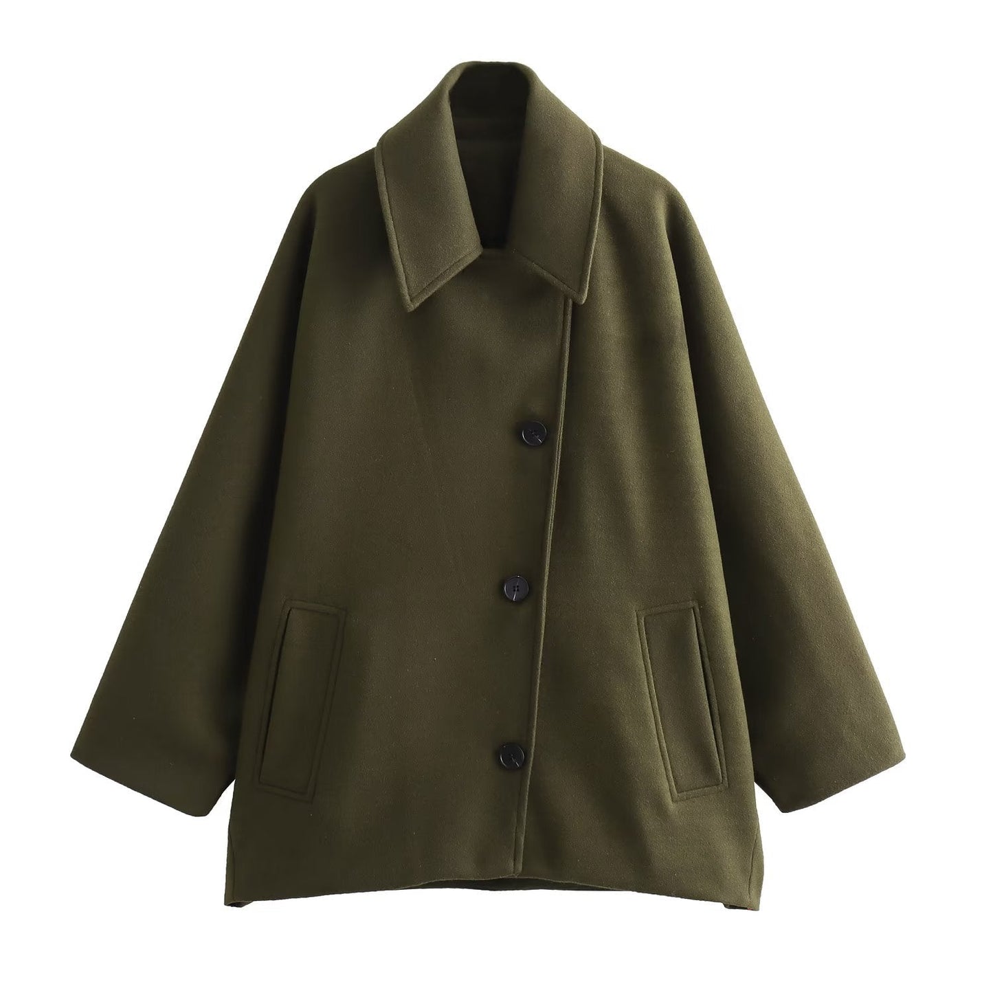 Ivyshape | Stylish Loose-Fit Coat