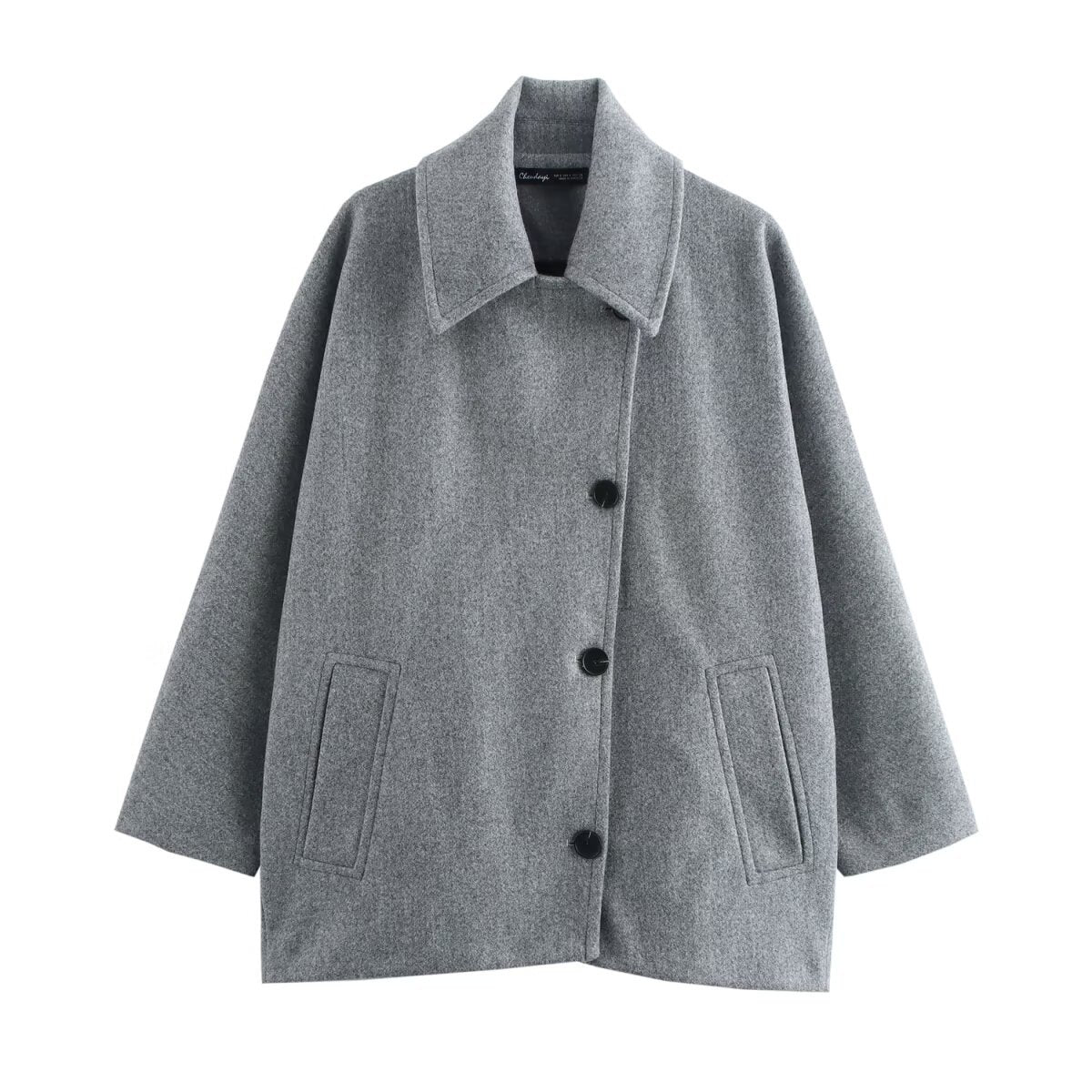 Ivyshape | Stylish Loose-Fit Coat