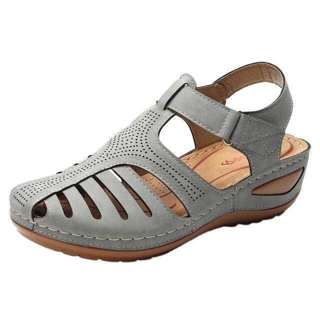 Ivyshape | Fit Breathable Orthopedic Sandals With Low Heel And Correction Function