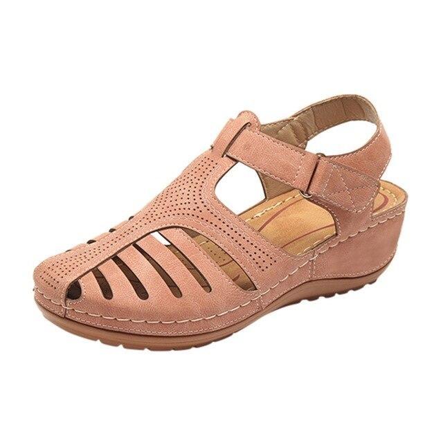 Ivyshape | Fit Breathable Orthopedic Sandals With Low Heel And Correction Function