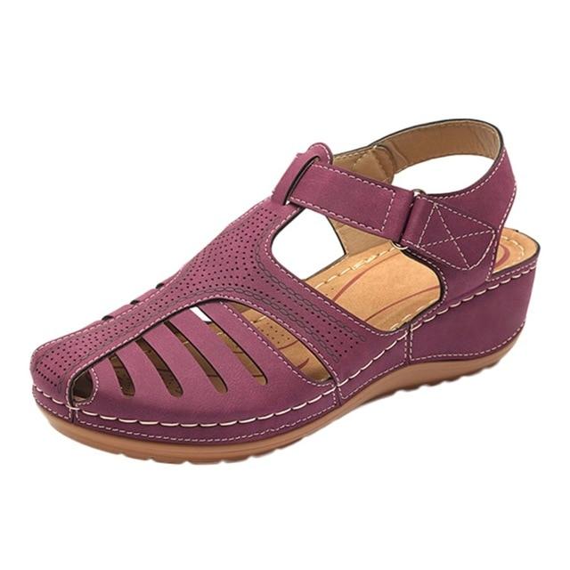 Ivyshape | Fit Breathable Orthopedic Sandals With Low Heel And Correction Function