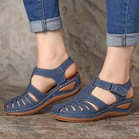 Ivyshape | Fit Breathable Orthopedic Sandals With Low Heel And Correction Function