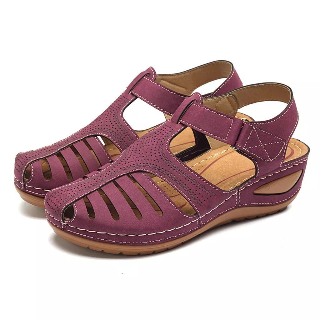 Ivyshape | Fit Breathable Orthopedic Sandals With Low Heel And Correction Function