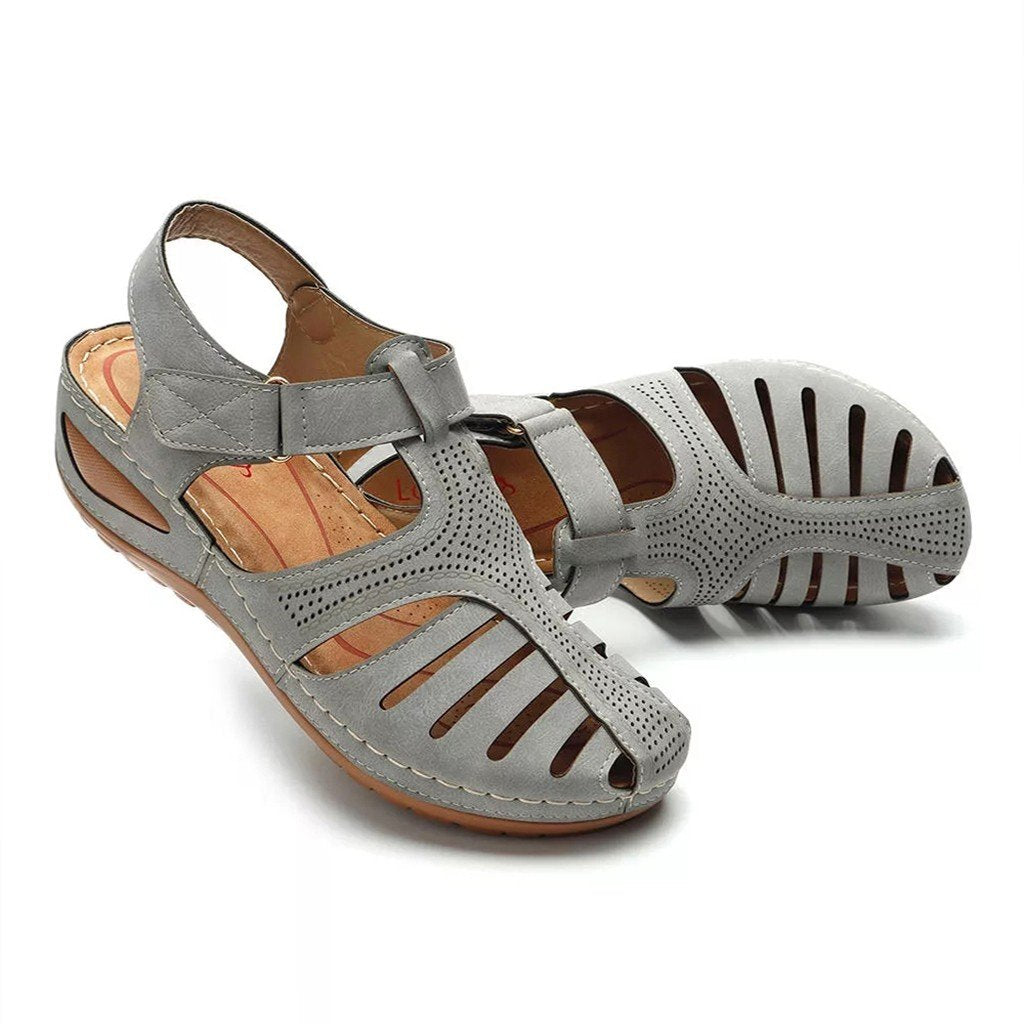 Ivyshape | Fit Breathable Orthopedic Sandals With Low Heel And Correction Function